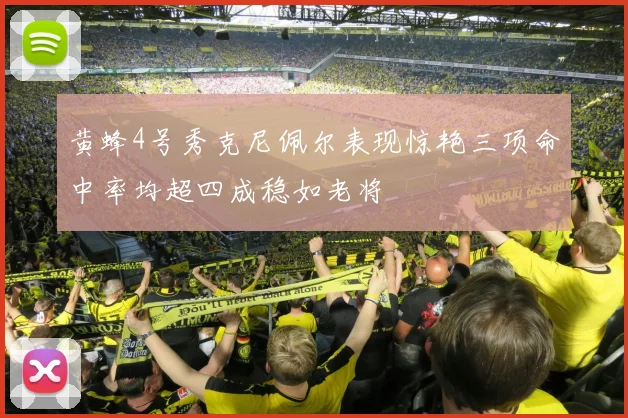 黄蜂4号秀克尼佩尔表现惊艳三项命中率均超四成稳如老将